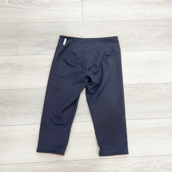 Zella Live In Crop Legging Two-Side Orange Gray XS - Picture 4 of 10